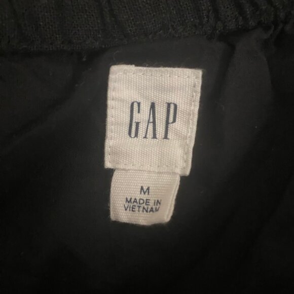 GAP Black Linen-Blend Midi Skirt with Side Slit – Size M - Picture 6 of 7